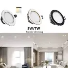 Recessed LED Downlight Tricolor Dimmable Ceiling Spot Lights Down Lights Home