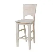 Canyon Collection Solid Back Bar height Stool - 30" Seat Height