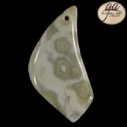BI25413# Natural Beautiful Ocean Jasper Pendant Bead Gemstone 1 Pcs