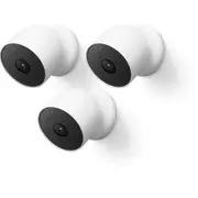 Google Nest Outdoor/ Indoor Battery Security Camera [3 Pack]