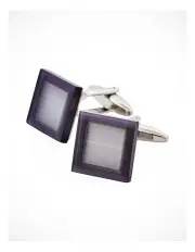 [Cudworth] Cats Eye Cufflinks in Black and White