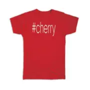 Gift T-Shirt : Hashtag Cherry Hash Tag Social Media