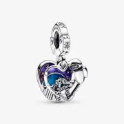 *BRAND NEW* Pandora Pixar Wall-E & Eve Glow-in-the-dark Dangle Charm 792518C01