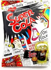 Nobel Japanese Hard Candy Super Cola Candy Sour Fizzy Taste日本酸硬糖零食 3.1oz AUS