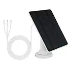 ABS+PC Solar Panel for Ring Spotlight Camera Security Cam Battery Charger