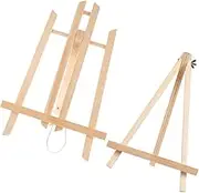 2Pcs Tabletop Easel Stand Foldable Art Display Easel for Painting Photos and Presentations Lightweight and Durable for Artists