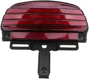 Turn Signal Indicator for Harley Softail FXST FXSTB FXSTC FXSTS 06-Later Motorcycle Tri-Bar Turn Signal Tail Light Brake Light (Color : Red, Size : 1)