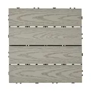 4 Pack Wood Look Decking Tiles