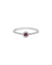 Sabrina Designs 14K 0.13 ct. tw. Diamond & Ruby Ring