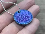 NEBULA Flamed Titanium PENDANT Keychain