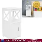 Versatile Wood-Plastic Side Table with Drawer for Multiple Rooms