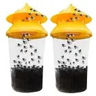 2xOutdoor Hanging Fly Bag Trap Reusable Fly Catcher Cage Pestss Trap Killer Bugs