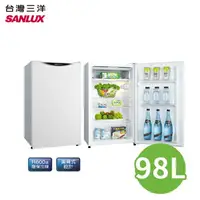 在飛比找樂天市場購物網優惠-SANLUX 台灣三洋 98L 一級能效 定頻單門型冰箱 S