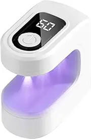 Small UV Light for Nails - Gel Polish Dryer USB Charging,2 Timing Modes Portable Curing UV Nail Light for Manicure Salon Practice Home Travel