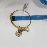 Alex and Ani Snowflake charm bangle bracelet. New with tag.