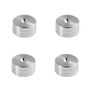 4pcs 316L Stainless Steel Speaker Spike Pad Shock Isolation Floor Stand Base Pad