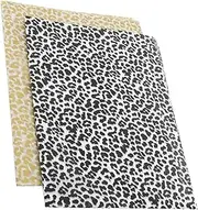 WRITWAA 40 Sheets Creative Wrapping Tissue Paper Leopard Pattern Versatile for Clothing Flower Wrapping for DIY Projects Art Crafts