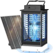 Solar Bug Zapper Outdoor 2024 Upgraded, Human Motion Sensor Mosquito Zapper, ...