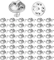 [Yicelerate] Butterfly Pins, Butterfly Clip Metal Pin Back, Butterfly Clip Tie Clip,silver