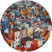 Slipmat Slip Mat Felt 12" Turntable LP DJ Vinyl Record Player CITY URBAN SPRAWL