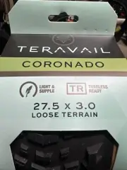 Teravail Coronado/oxbowTire - 27.5 x 3, Tubeless, Folding, Tan, Light and Supple