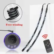 Electric EStim Penis-Stretcher-Ring-Girth-Enhancer-Penis-Extender-for MALE AU