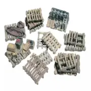 Woodland Scenics D204 HO Assorted Mix Skids (15) Train Scenery - New