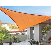 5x5x5M UV Block Shade Sail ShadeCloth Waterproof Sun Canopy Triangle