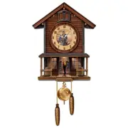 Bradford Exchange John Wayne: American Icon Illuminated Cuckoo Clock NEW