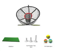 在飛比找松果購物優惠-Posma CN040D 高爾夫切桿練習網+高爾夫球練習打擊