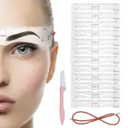 Easy to draw eyebrow Eyebrow Shaper Kit Stencil Template Eyebrow Razor