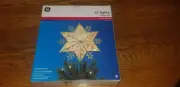 GE GENERAL ELECTRIC STAR TREE TOPPER 22 LIGHTS IRIDESCENT CHRISTMAS HOLIDAY NEW