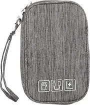 Portable Cable Organizer Bag Tech Storage Pouch for Travel Accessories Lightweight and Durable Design for Data Cables Chargers Earphones for Daily Use