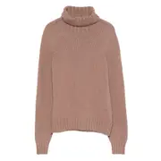 [Aragona] Aragona Turtleneck Cashmere Sweater 40 IT BROWN