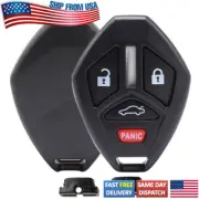 Key Fob Case Shell Pad Replacement For Mitsubishi Eclipse Galant Lancer Mirage