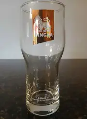 Sets of 2 Singha Beer Glasses NEW with Gold Lion Logo