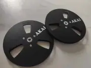 1 Pair 7'' AKAI Black Light Aluminum Reel to Reel Take Up Reel for Akai GX-77