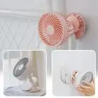 Mini Desktop Electric Fan USB Rechargeable Clip Cooling Fan for Home Office Car