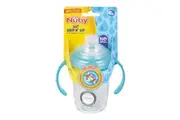 Nuby Tritan Spout Drinking Cup w Handles & 360 Straw 240ml 3m+ Assorted