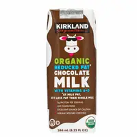 在飛比找蝦皮商城優惠-KIRKLAND 科克蘭有機巧克力牛奶 每罐244毫升X24