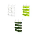 Vertical Wall Hanging Planter Hanging Flower Pot with Hooks Window Box for Deck