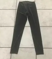 NWT EILEEN FISHER "XXS" RECYCLED POLYESTER SPANDEX GRAPHITE ANKLE LEGGINGS $138