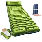 Sleeping Pad for Camping, Ultralight Inflatable Camping Mat with Pillow Built