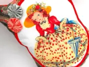 Strawberry Shortcake Pillow Handmade Victorian Children Girls Bedding Bed Decor