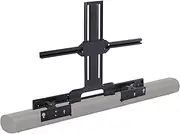 Sanus Soundbar Mount Designed for Sonos Arc Sound bar - Height & Depth Adjustable for Dolby Atmos - Universal Compatibility Other TV Mounts - Easy Assembly