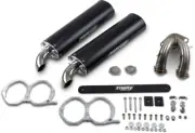 2015-2019 Polaris RZR XP1000 Trinity Racing Stage 5 Slip on Exhaust Black XP4