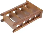 ibasenice Dollhouse Accessories Mini Bookcase Mini Bookshelf for Decor Mini Adornment Mini Furniture Miniature Bookshelf Miniature House Furniture Mini House Furniture Wood Home Decor Wooden