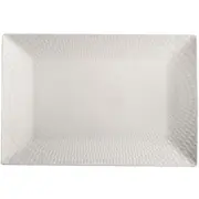 Maxwell & Williams White Basics Diamonds Rectangular Platter 36x25cm Porcelain