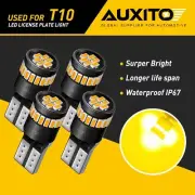 AUXITO 168 194 T10 2825 LED Plate Marker License Light Bulb Amber Error Free G