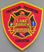 Illinois - Lake Zurich IL Fire Rescue Dept Patch Dive Hazmat EMS